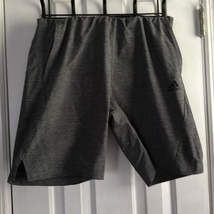 Grey adidas shorts